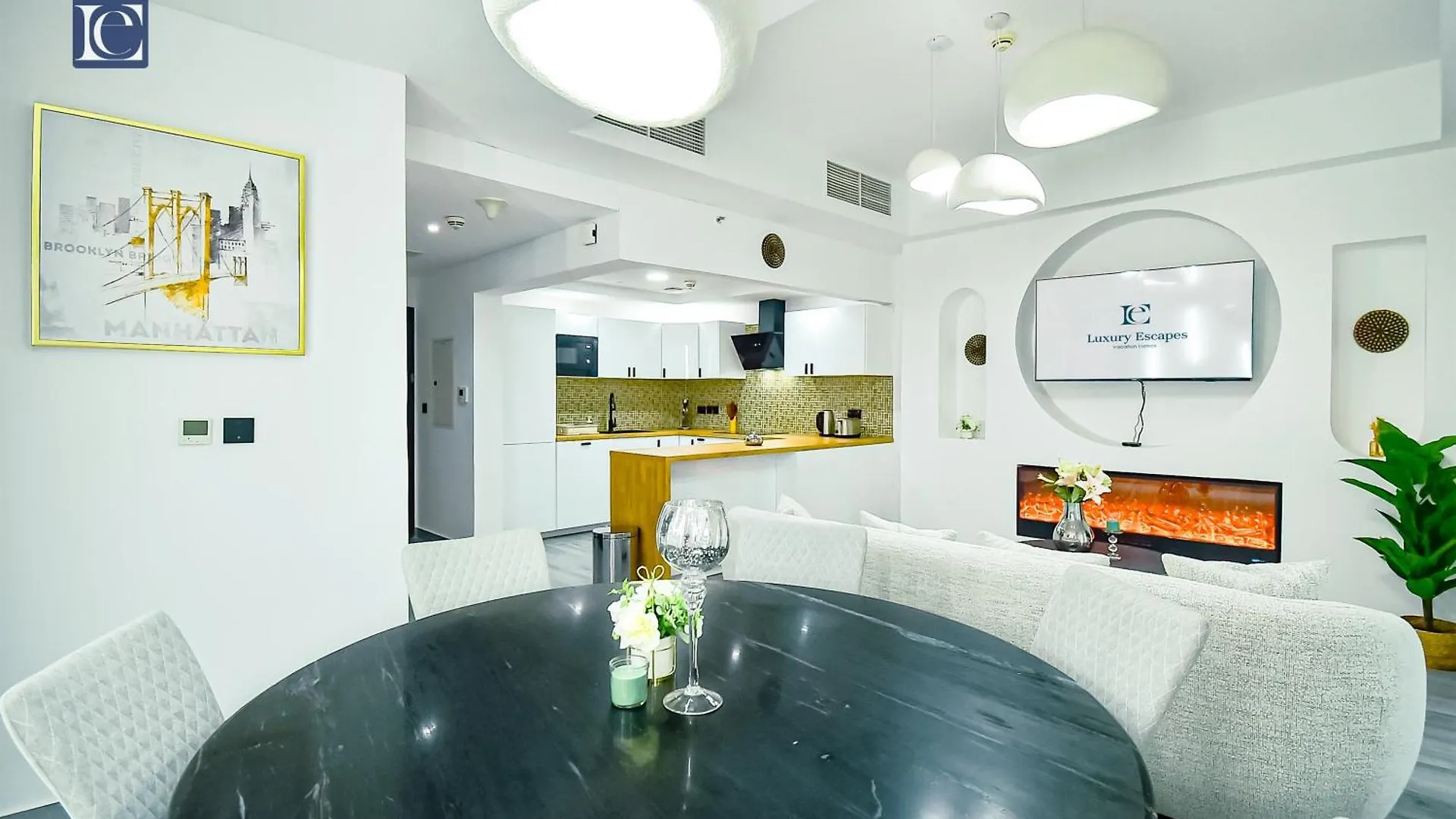Luxury Escapes - Elegant 3Br Apt With 4 Balconies In 29 Blvd Dubai
