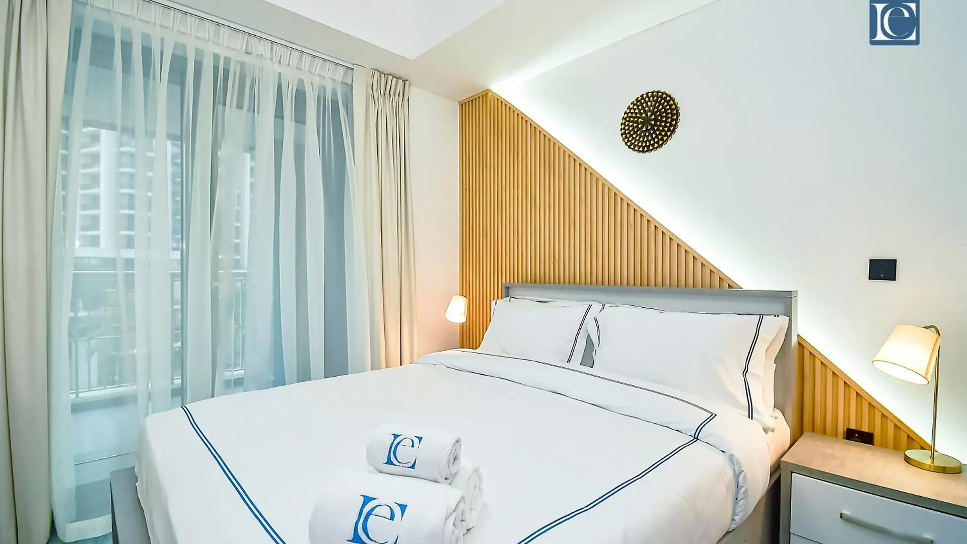Lägenhet Luxury Escapes - Elegant 3Br Apt With 4 Balconies In 29 Blvd Dubai Förenade Arabemiraten